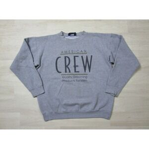 Vintage American Crew Crewneck Sweatshirt (L/XL) 1990's Men's Grooming‎ Products